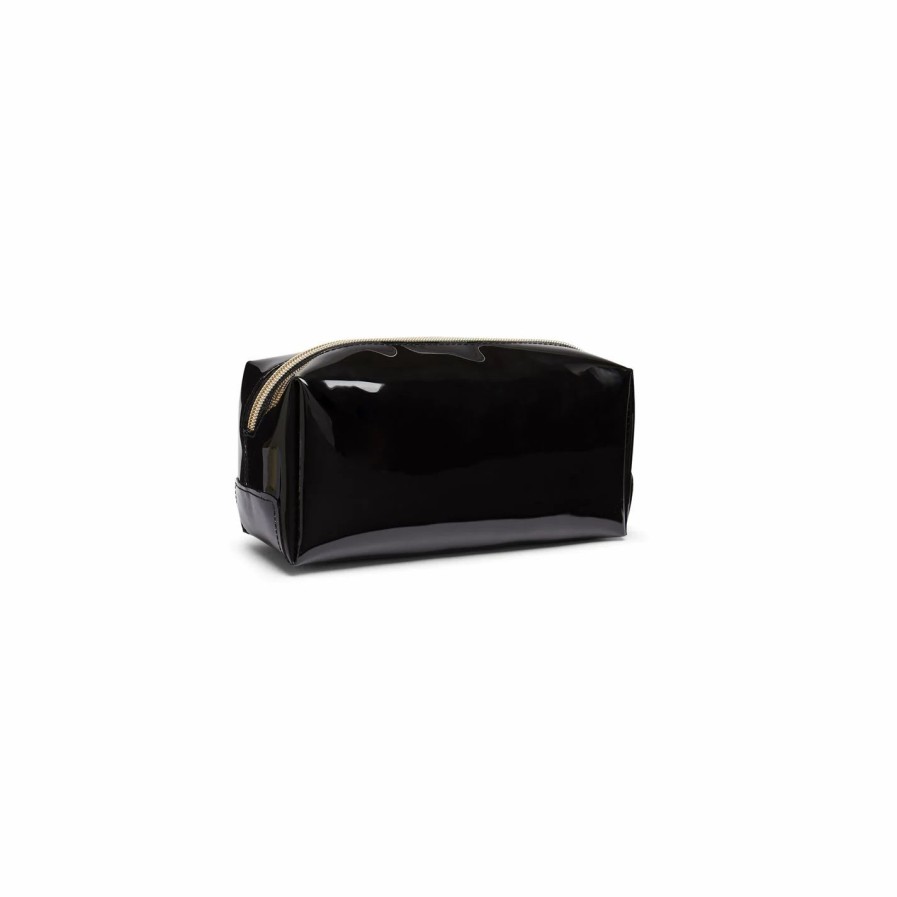 Bags & Luggage Ted Baker | Ted Baker Eulali Bow Detail Make Up Bag For Makeup Cases & Washbags Colour Black