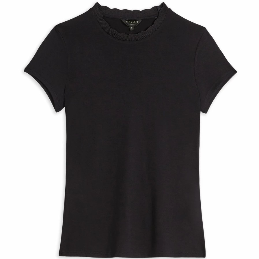 Women Ted Baker | Ted Baker Lecca T Shirt For Tops Colour Navy