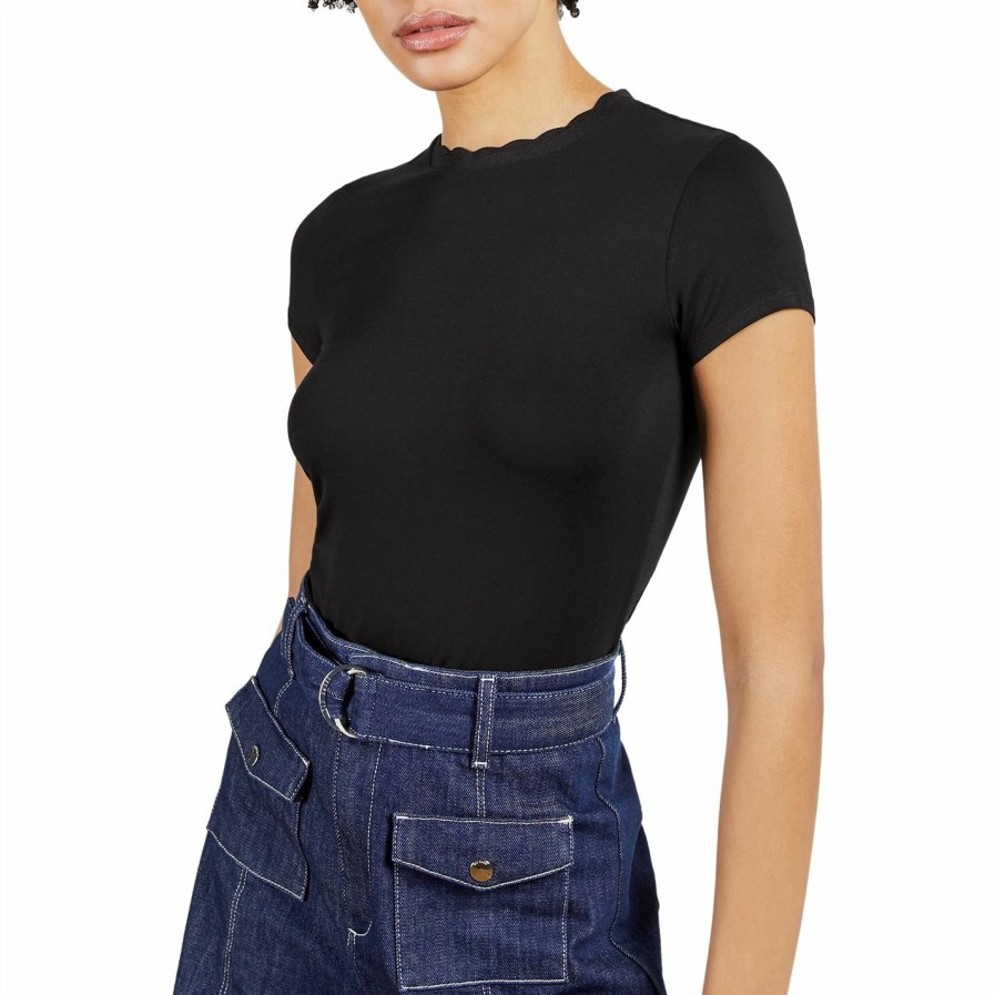 Women Ted Baker | Ted Baker Lecca T Shirt For Tops Colour Navy