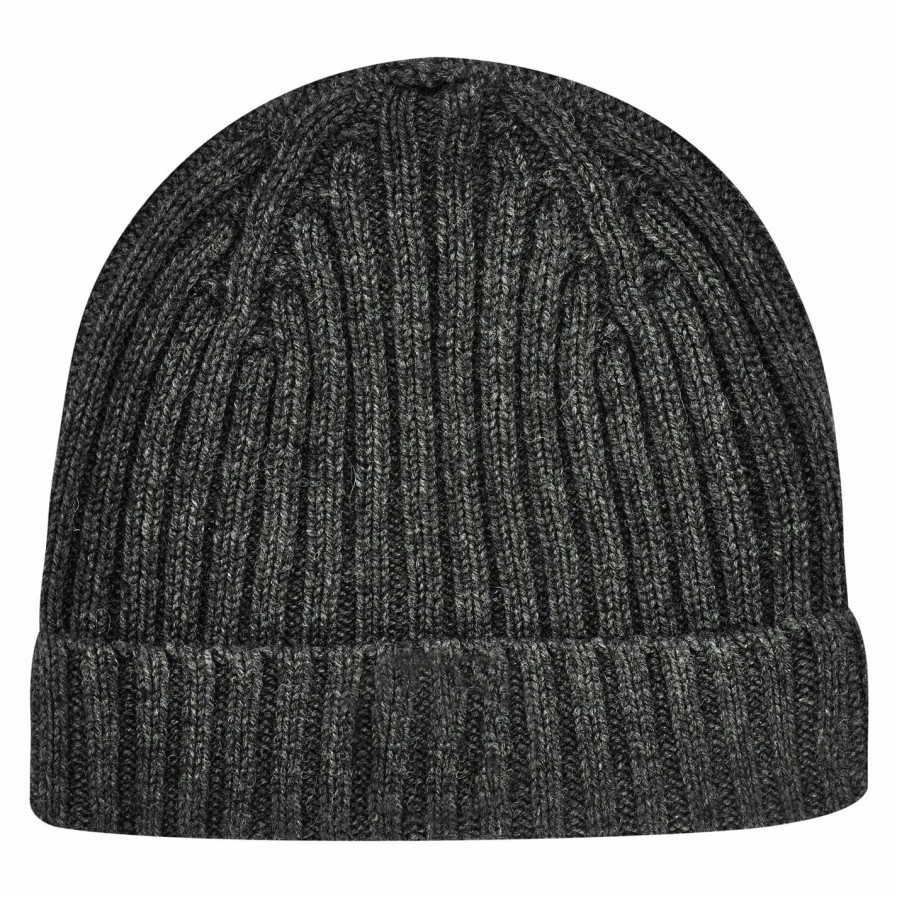 Accessories Ted Baker | Ted Baker Ted Baker Tolton Beanie Mens For Men'S Caps & Hats Colour Dk Grey