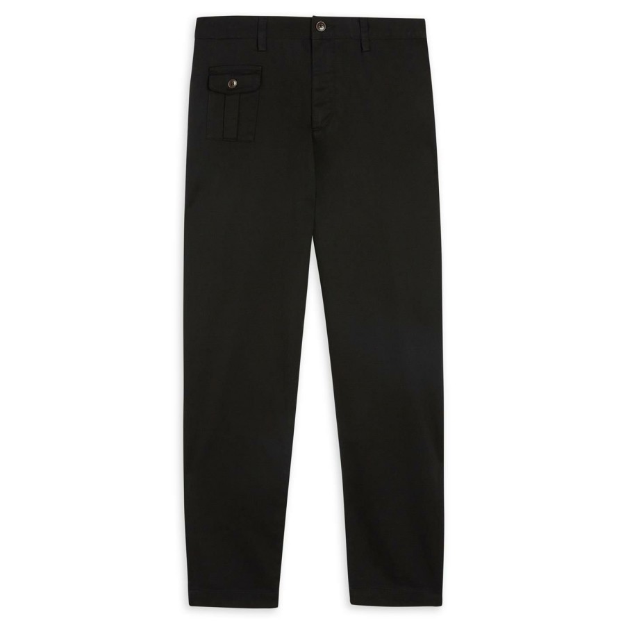 Men Ted Baker | Ted Baker Kosmos Tapered Trousers For Big & Tall Trousers Colour Black