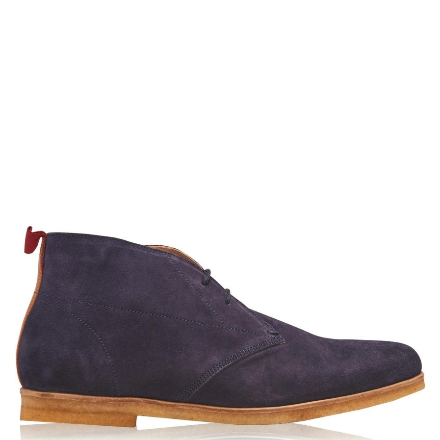 Shoes & Boots Ted Baker | Ted Baker Appell Desert Boots For Men'S Boots Colour Navy