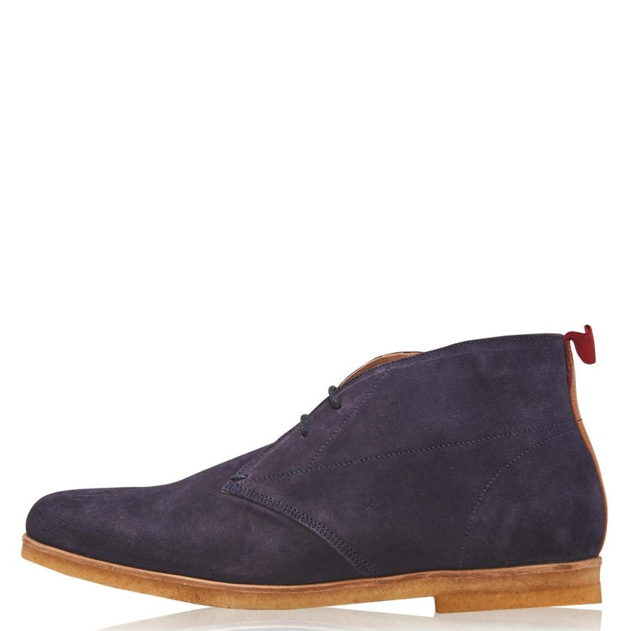 Shoes & Boots Ted Baker | Ted Baker Appell Desert Boots For Men'S Boots Colour Navy