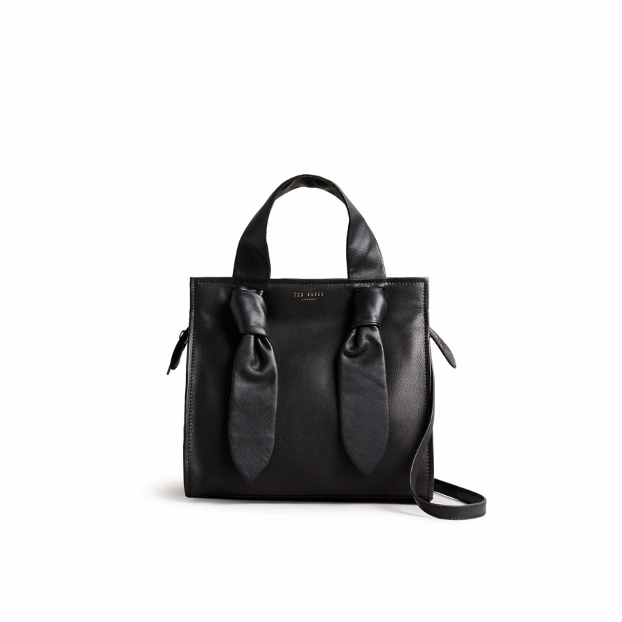 Bags & Luggage Ted Baker | Ted Baker Nyahla Knot Tote Bag For Handbags Colour Black