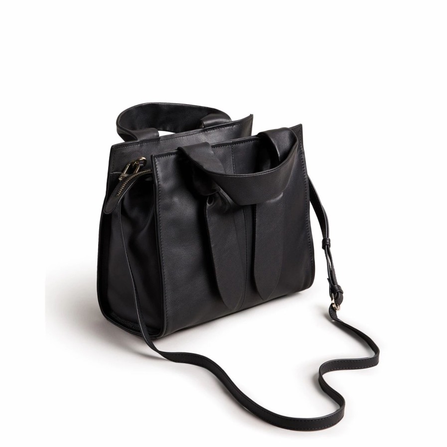 Bags & Luggage Ted Baker | Ted Baker Nyahla Knot Tote Bag For Handbags Colour Black