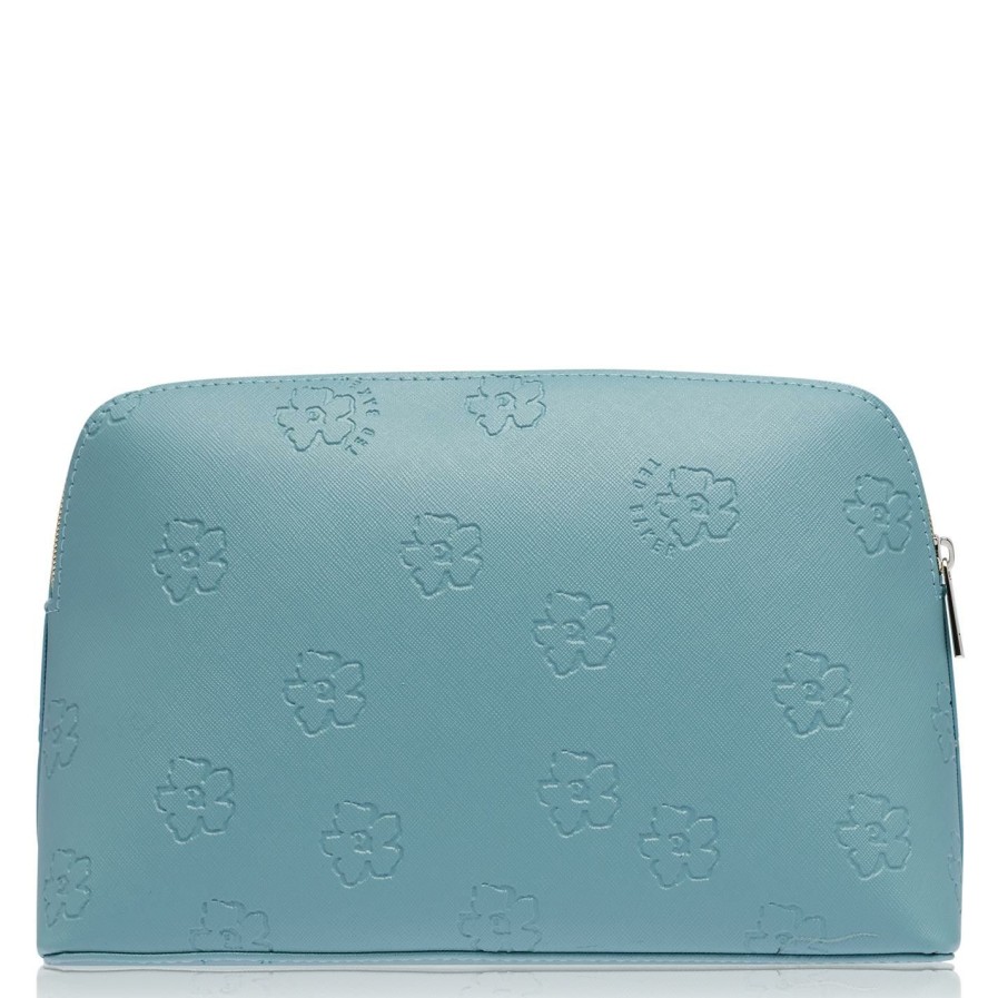 Bags & Luggage Ted Baker | Ted Baker Ted Baker Lizzer Large Cross Body Bag Womens For Makeup Cases & Washbags Colour Teal-Blue