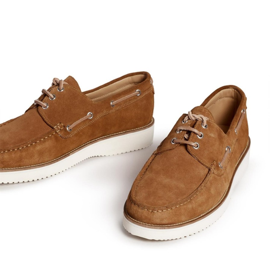 Shoes & Boots Ted Baker | Ted Baker Darrol Boat Shoes For Men'S Shoes Colour Tan