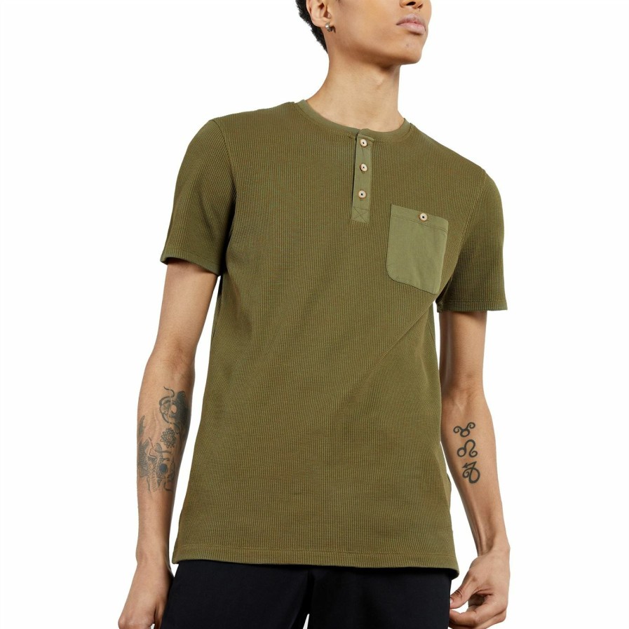 Men Ted Baker | Ted Baker Tekilla T Shirt For T-Shirts Colour Olive