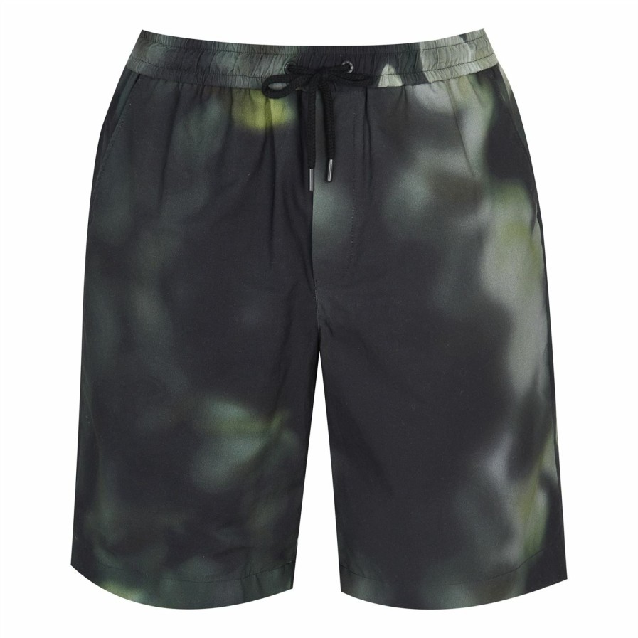 Men Ted Baker | Ted Baker Caol Shorts For Tracksuit Bottoms Colour Black