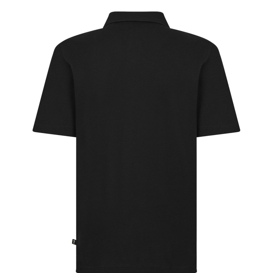 Men Ted Baker | Ted Baker Bute Polo Shirt For Polo Shirts Colour Black