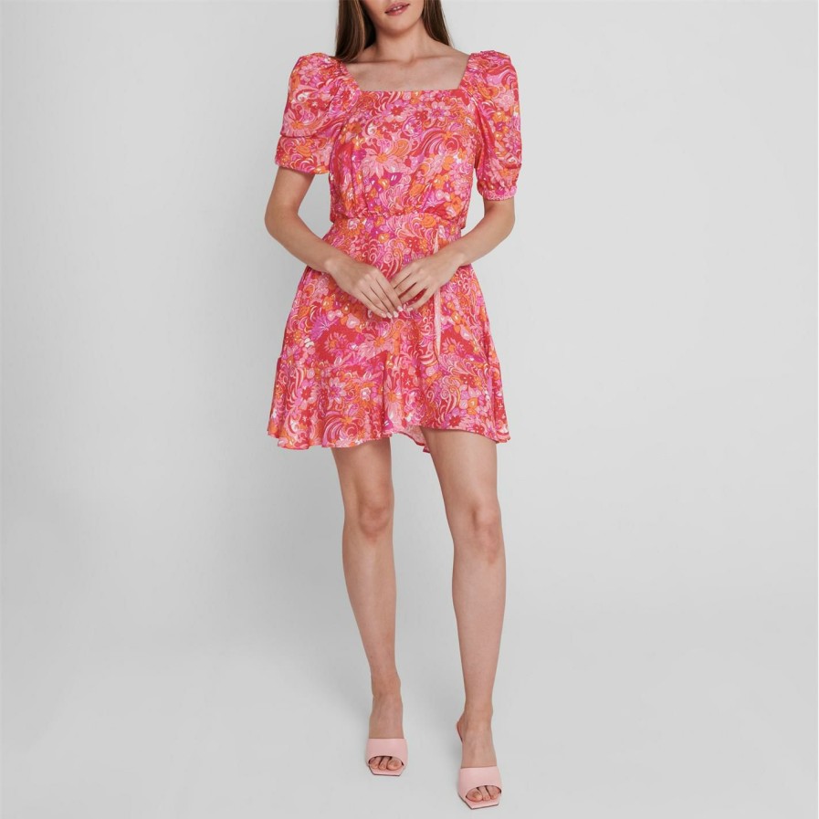 Women Ted Baker | Ted Baker Beth Dress For Dresses Colour Brt Pink