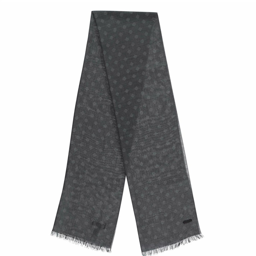 Accessories Ted Baker | Ted Baker Ted Baker Wrapup Scarf Mens For Men'S Scarves Colour Charcoal