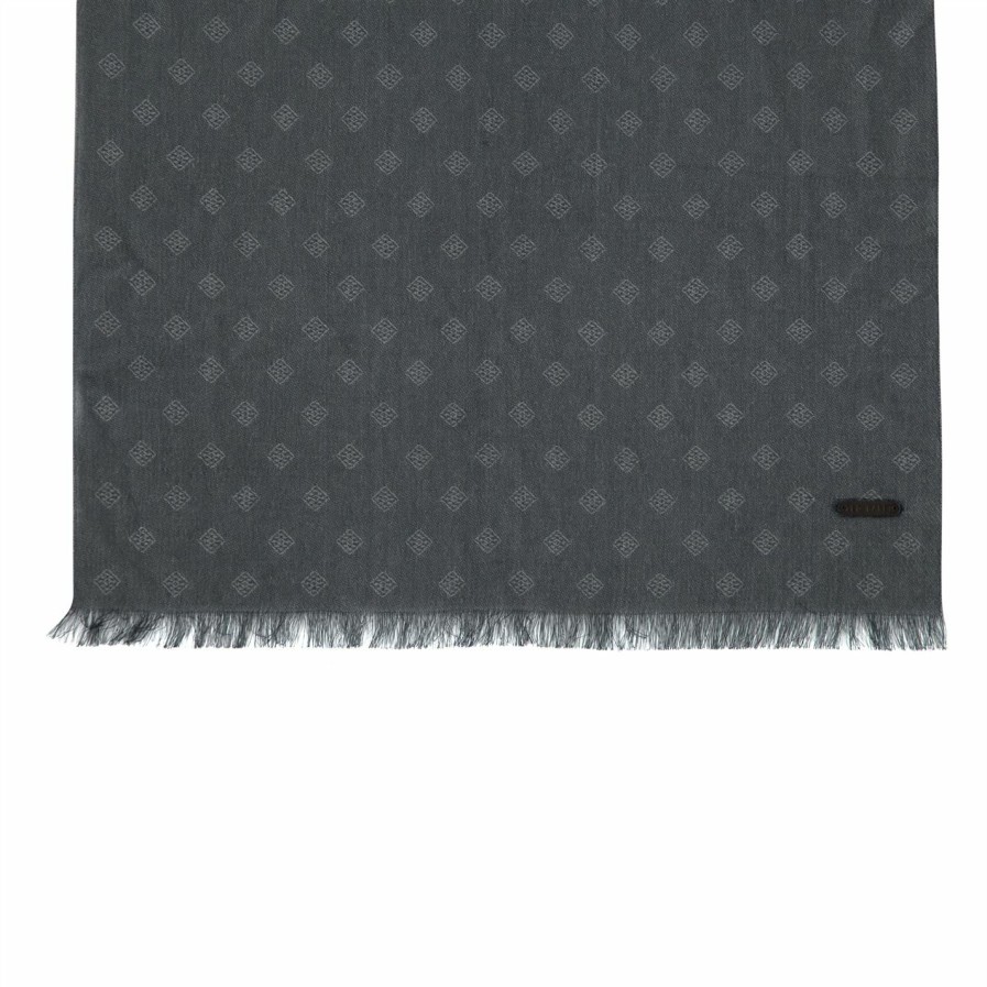 Accessories Ted Baker | Ted Baker Ted Baker Wrapup Scarf Mens For Men'S Scarves Colour Charcoal