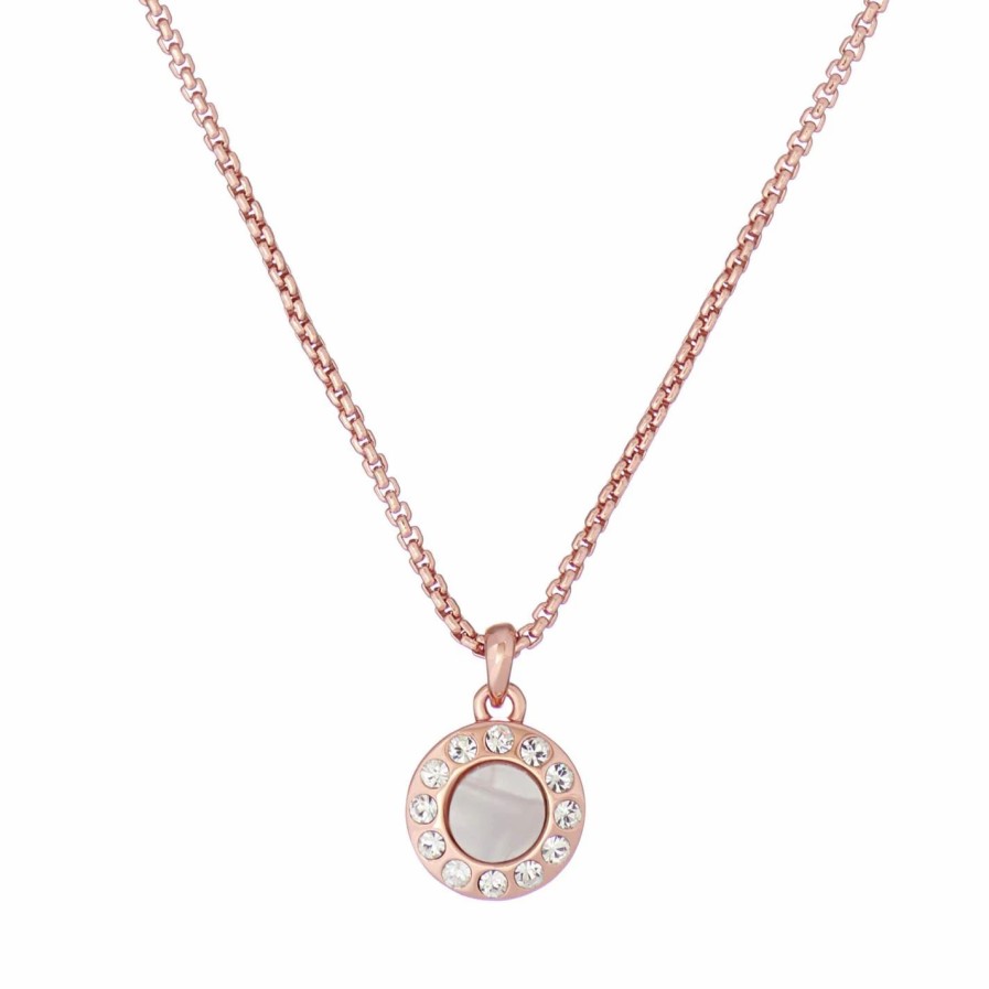 Accessories Ted Baker | Ted Baker Gemmarh Gem Button Pendant For Necklaces Colour Rose Gold/Clear