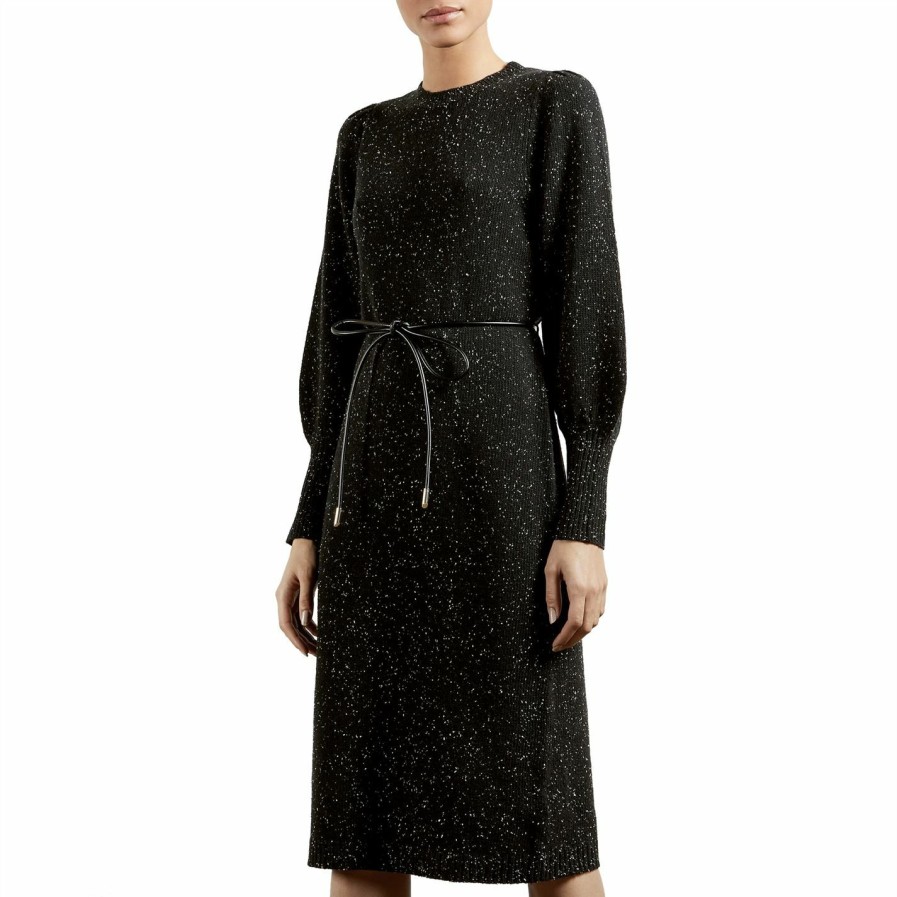 Women Ted Baker | Ted Baker Faustaa Dress For Dresses Colour Black