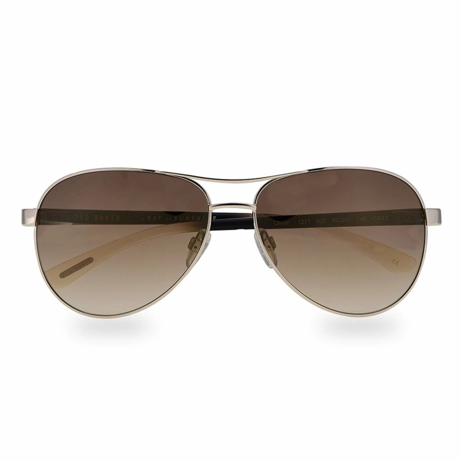 Accessories Ted Baker | Ted Baker Ted Oliver 402 23 For Men'S Sunglasses Colour Gold