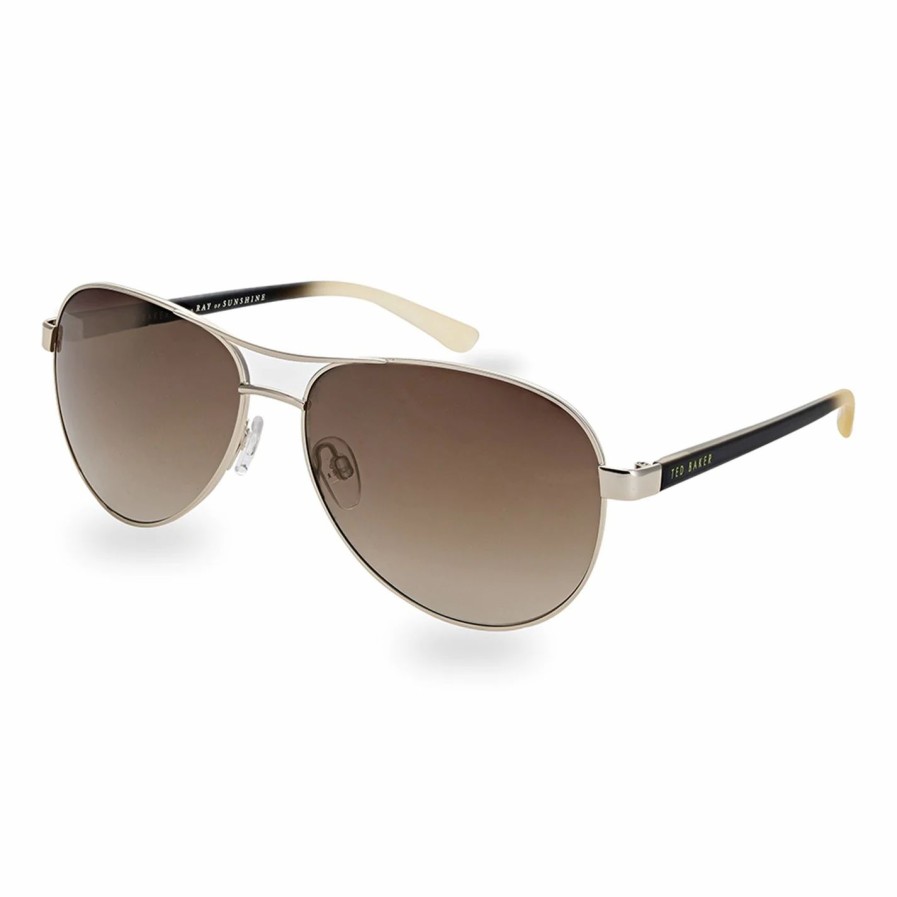 Accessories Ted Baker | Ted Baker Ted Oliver 402 23 For Men'S Sunglasses Colour Gold