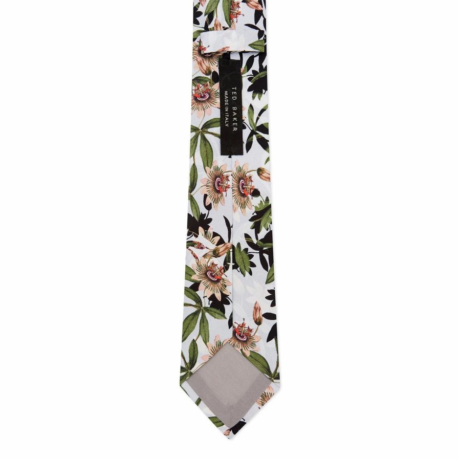 Accessories Ted Baker | Ted Baker Ted Baker Rutie Silk Tie Mens For Handkerchiefs Colour Light Blue