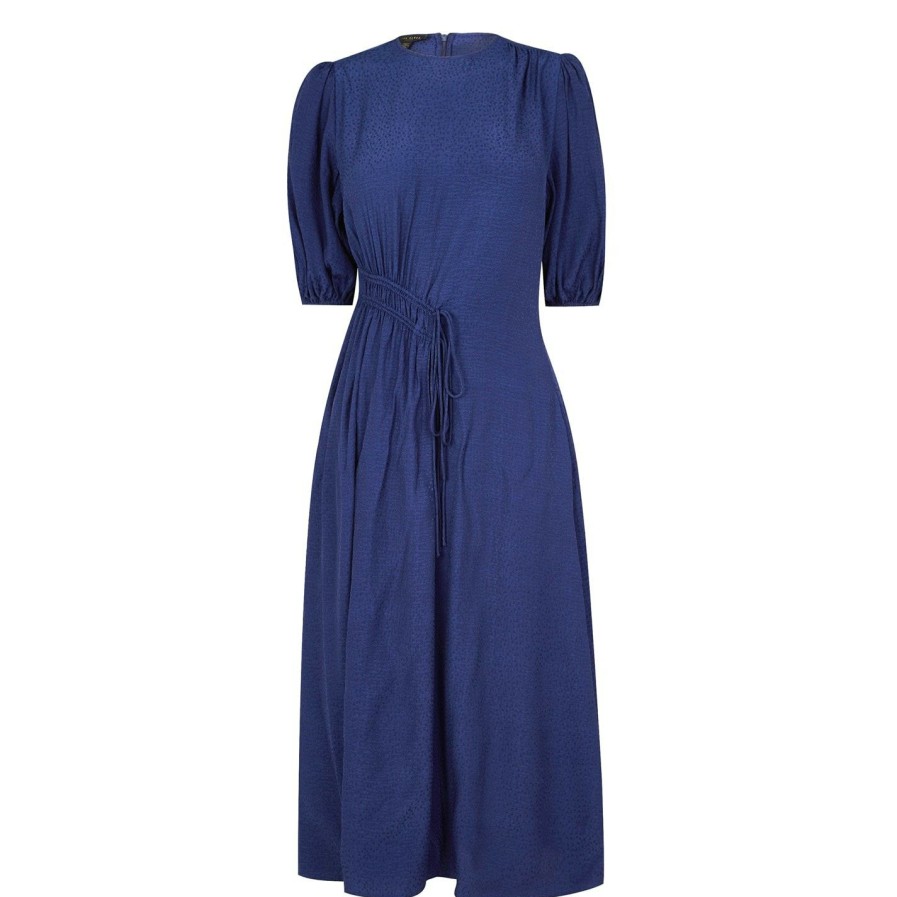 Women Ted Baker | Ted Baker Ted Baker Jillia Tea Dress Womens For Wedding Guest Dresses Colour Dk-Navy