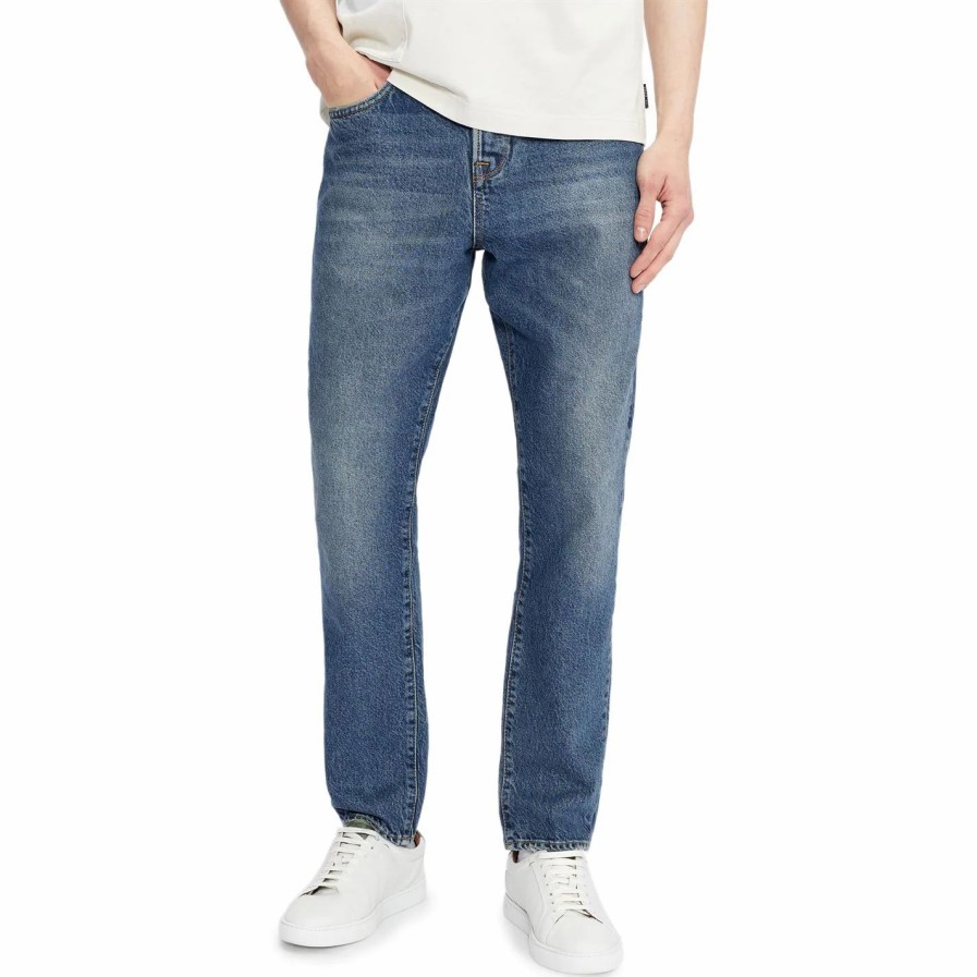 Women Ted Baker | Ted Baker Deecee Jeans For Jeans Colour Mid-Blue