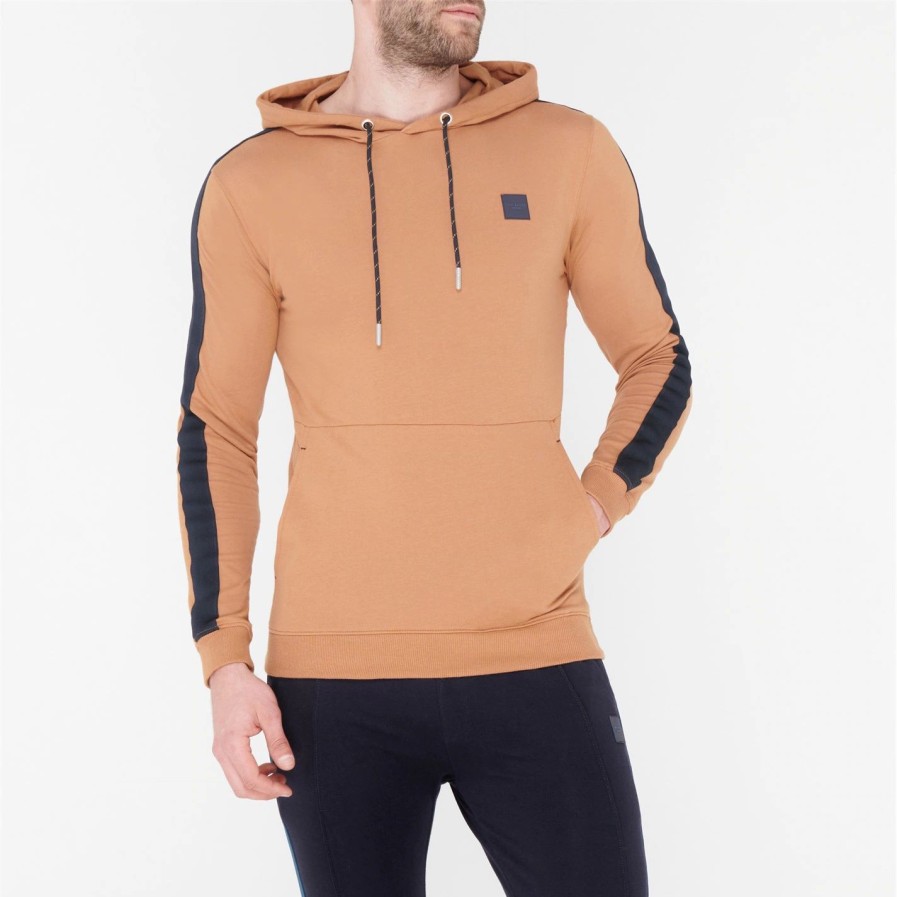 Men Ted Baker | Ted Baker French Terry Lounge Hoodie For Hoodies & Sweatshirts Colour Lion 251