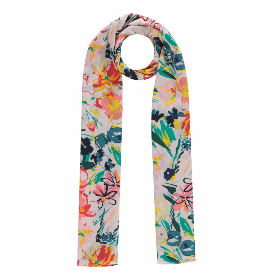 Women Ted Baker | Ted Baker Beny Sarong Scarf For Kaftans & Sarongs Colour Ivory