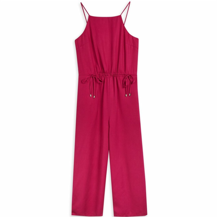 Women Ted Baker | Ted Baker Melanie Jumpsuit For Playsuits & Jumpsuits Colour Pink