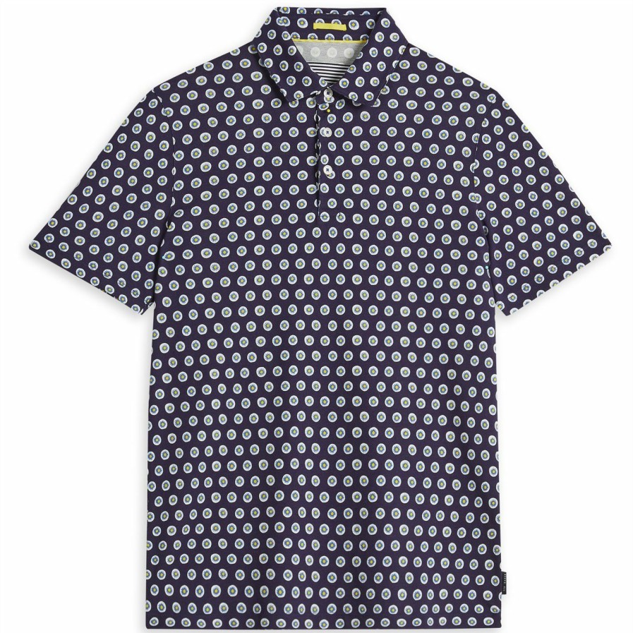 Men Ted Baker | Ted Baker Edaname Polo Shirt For Polo Shirts Colour Navy