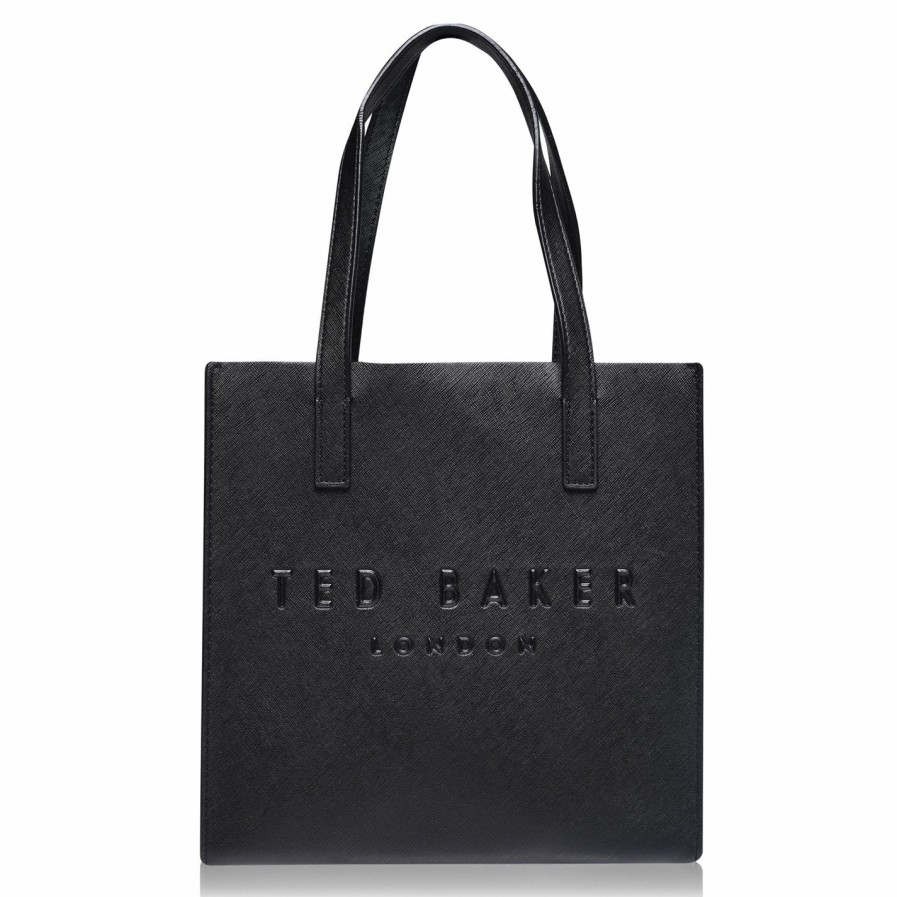 Bags & Luggage Ted Baker | Ted Baker Small Soocon Shopper Bag For Handbags Colour Black