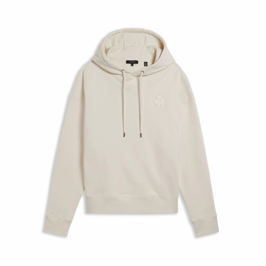 Men Ted Baker | Ted Baker Lavery Oth Hoodie For Hoodies & Sweatshirts Colour Natural