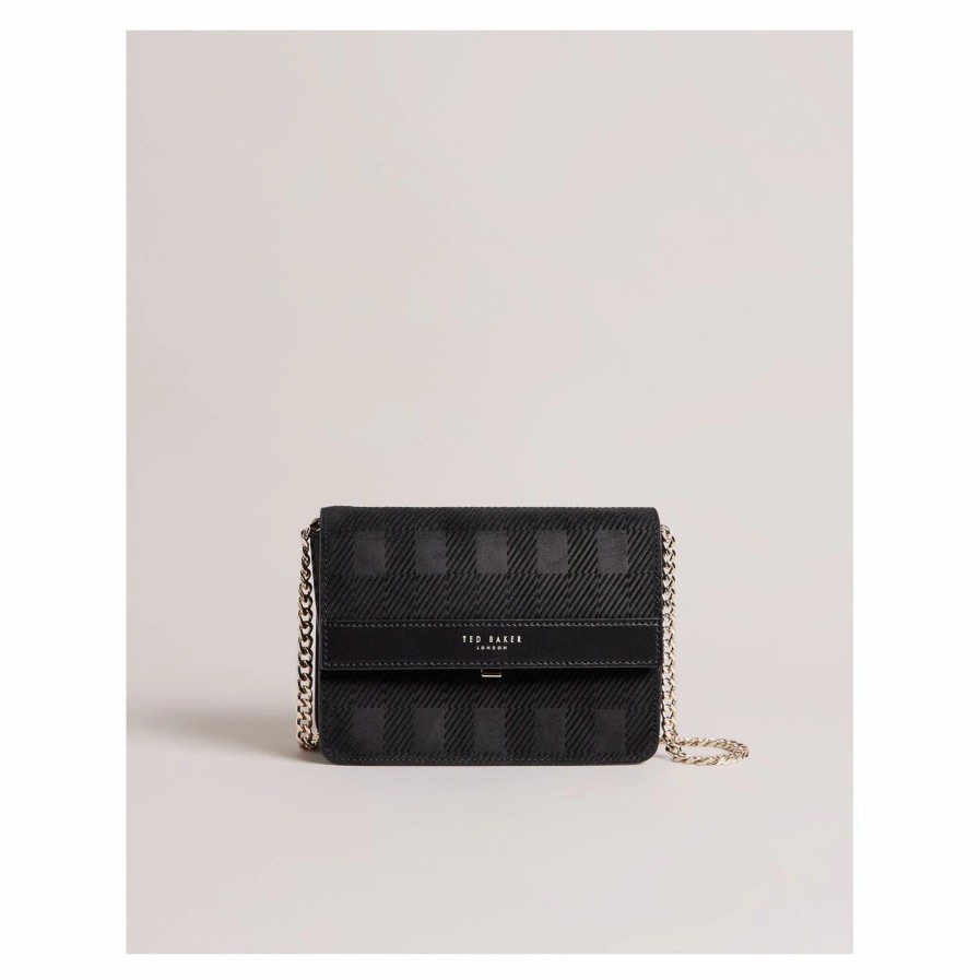 Bags & Luggage Ted Baker | Ted Baker Ted Chekia Suedexb Ld24 For Handbags Colour Black