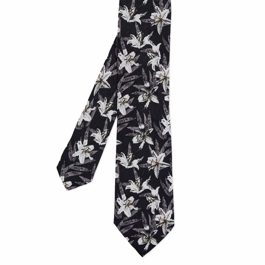 Accessories Ted Baker | Ted Baker Ted Baker Floral Tie Mens For Ties Colour Black