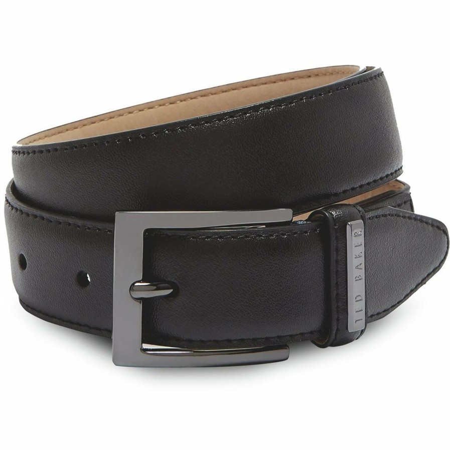 Accessories Ted Baker | Ted Baker Ted Baker Lizwiz Belt Mens For Men'S Belts Colour Black