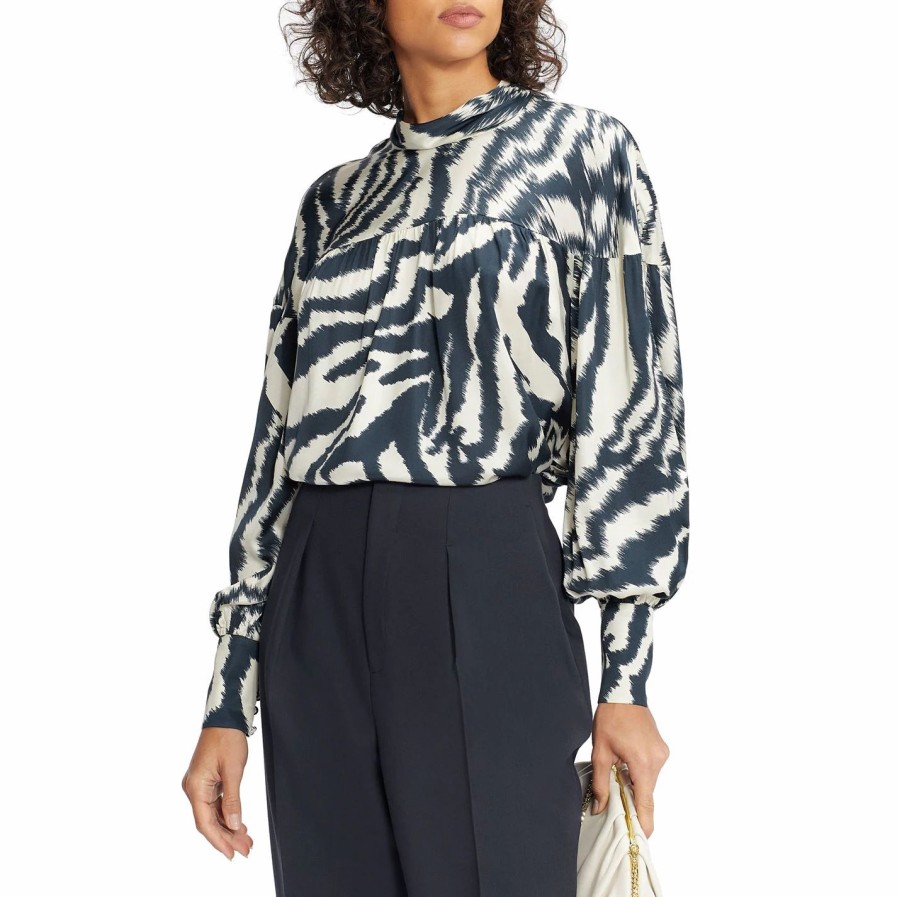 Women Ted Baker | Ted Baker Nuuras Blouse For Blouses & Shirts Colour Natural