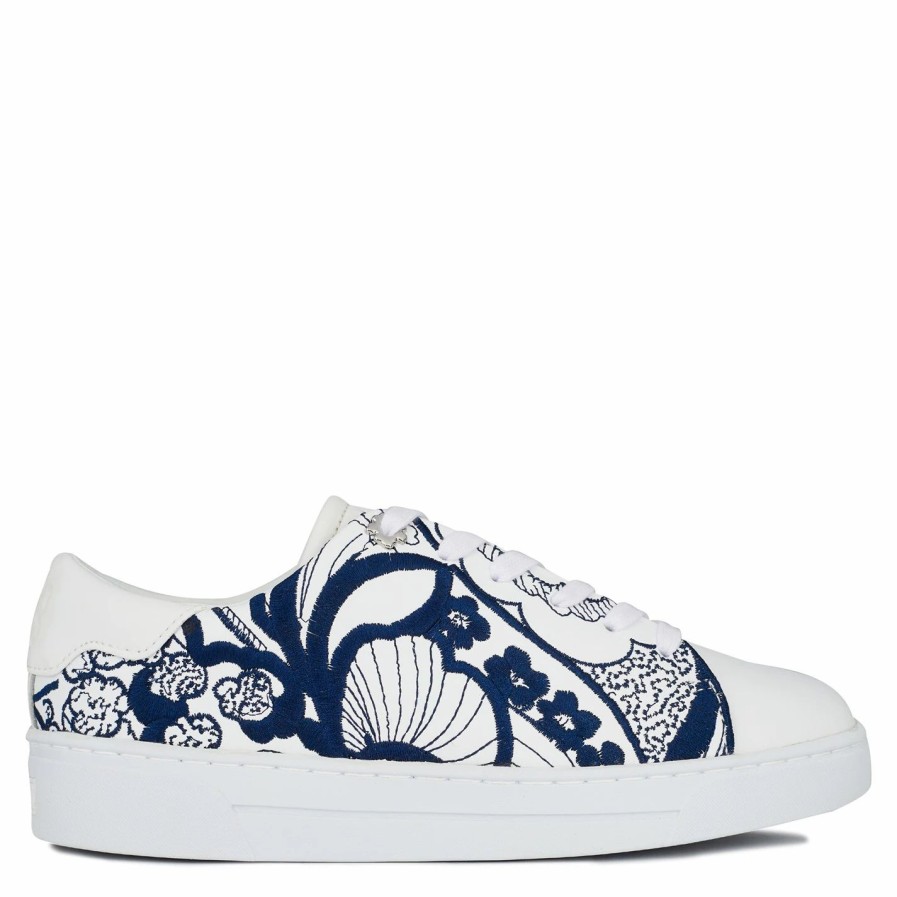 Shoes & Boots Ted Baker | Ted Baker Ted Kemmii Ld24 For Women'S Trainers Colour White-Navy