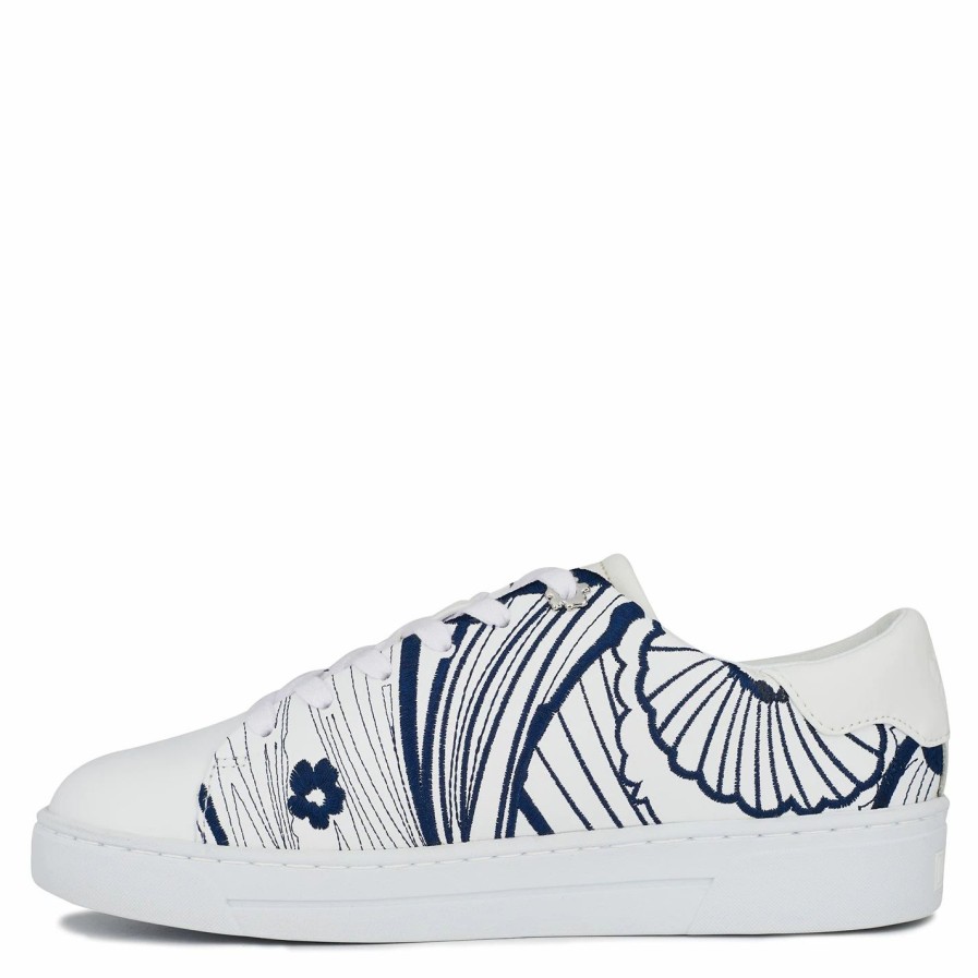 Shoes & Boots Ted Baker | Ted Baker Ted Kemmii Ld24 For Women'S Trainers Colour White-Navy