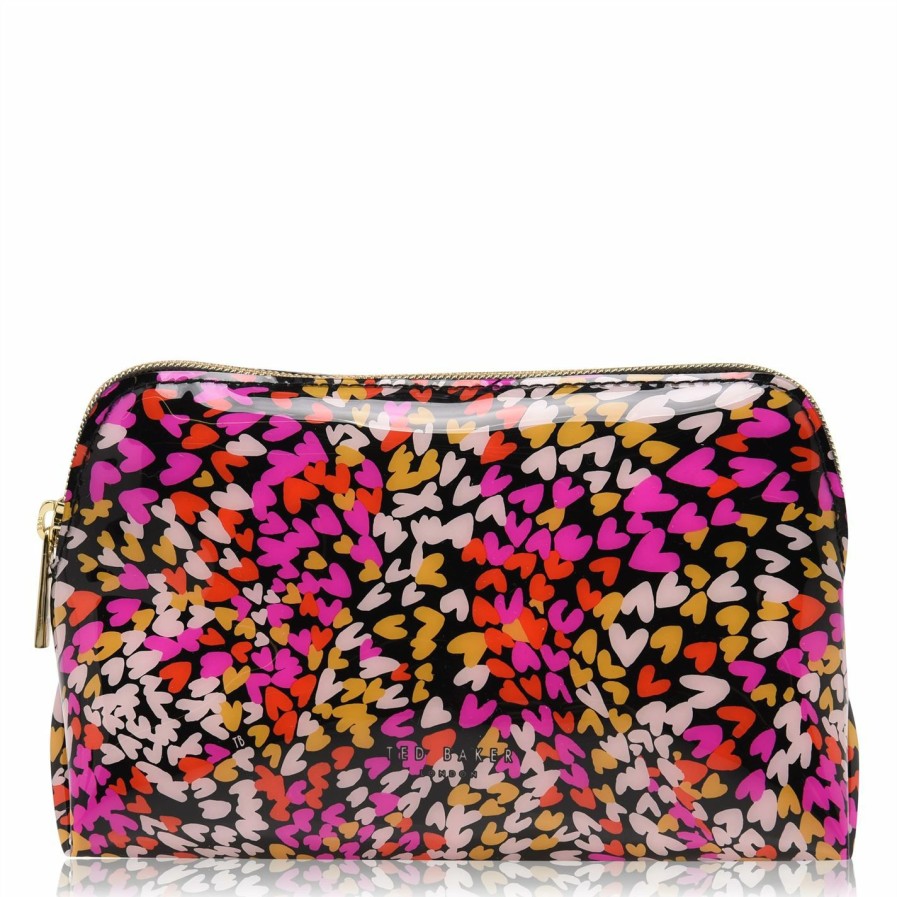 Bags & Luggage Ted Baker | Ted Baker Ted Baker Dorsa Small Wash Bag For Makeup Cases & Washbags Colour Black