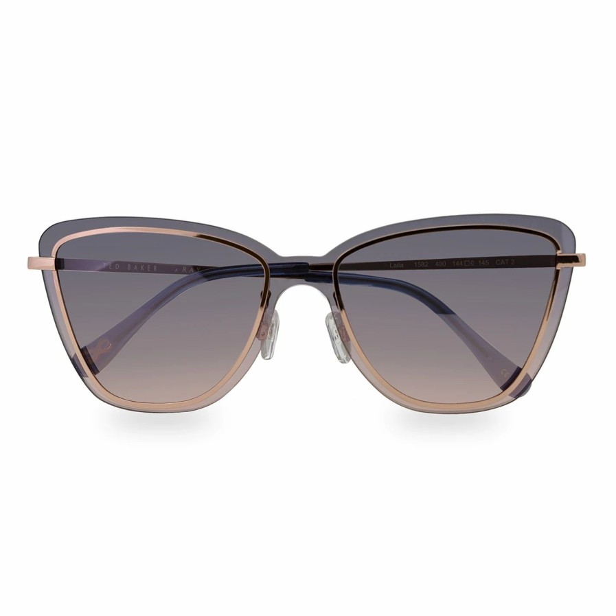 Accessories Ted Baker | Ted Baker Ted Baker 1582 400 For Ladies' Sunglasses Colour Rose Gold