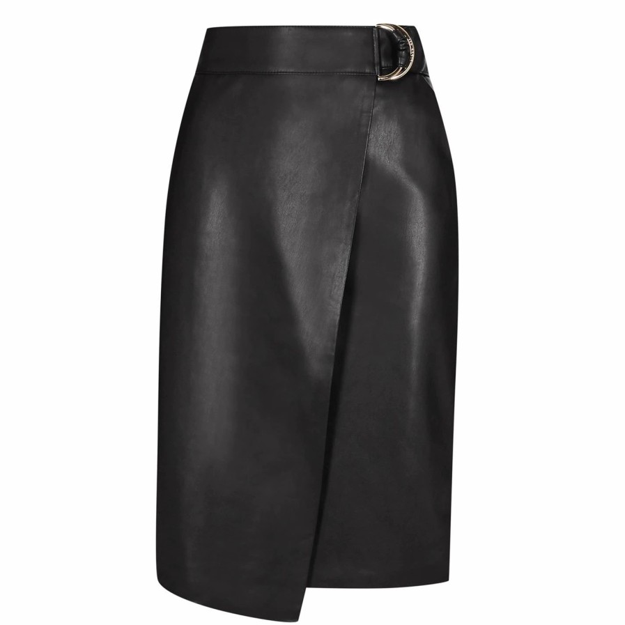 Women Ted Baker | Ted Baker Ted Dyanah Wrp Skrt Ld99 For Skirts Colour Black