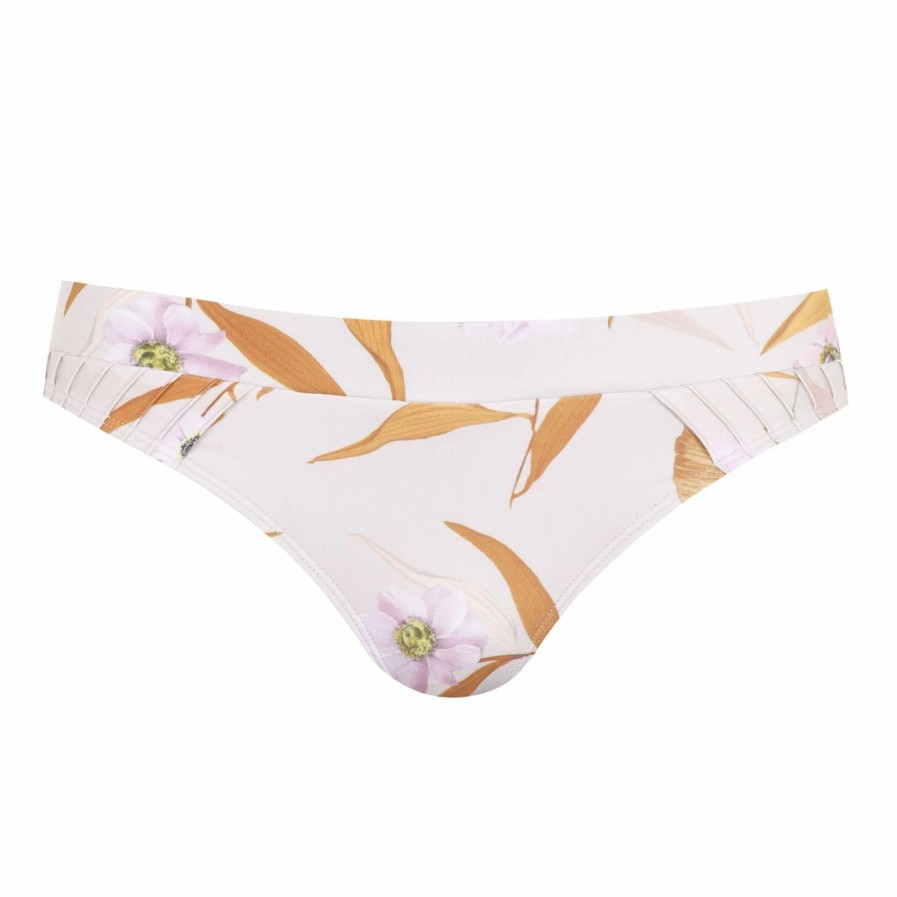 Women Ted Baker | Ted Baker Cabana Bikini Briefs For Bikinis Colour Lt Pink