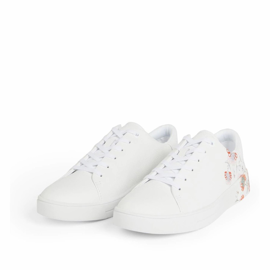 Shoes & Boots Ted Baker | Ted Baker Aariah Trainers For Women'S Trainers Colour White