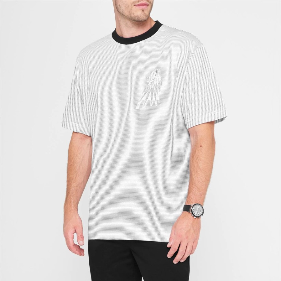 Men Ted Baker | Ted Baker Aegean T Shirt For T-Shirts Colour White