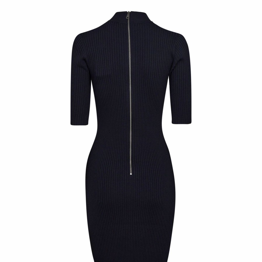 Women Ted Baker | Ted Baker Thheaa Mini Dress For Dresses Colour Dark Blue