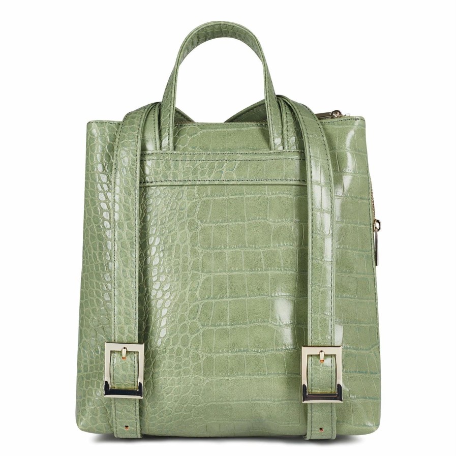 Bags & Luggage Ted Baker | Ted Baker Ted Belax Crocpu Bkp Ld00 For Handbags Colour Pl-Green