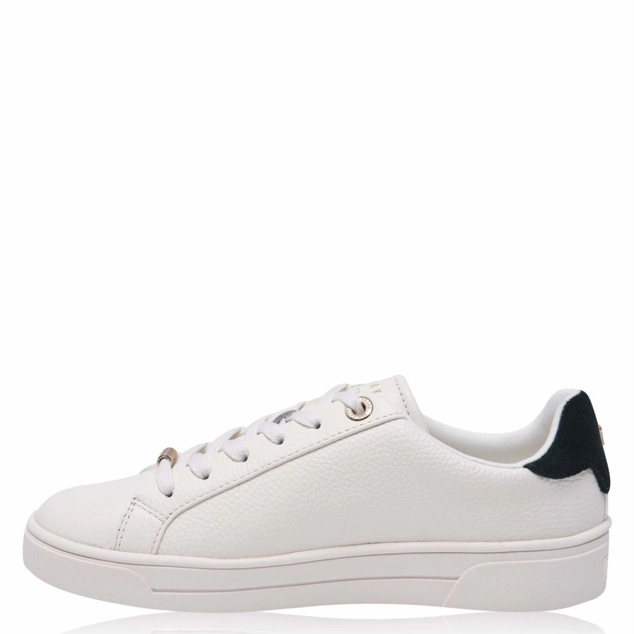 Shoes & Boots Ted Baker | Ted Baker Fted Baker Ottolo Trainer For Women'S Trainers Colour Ivory