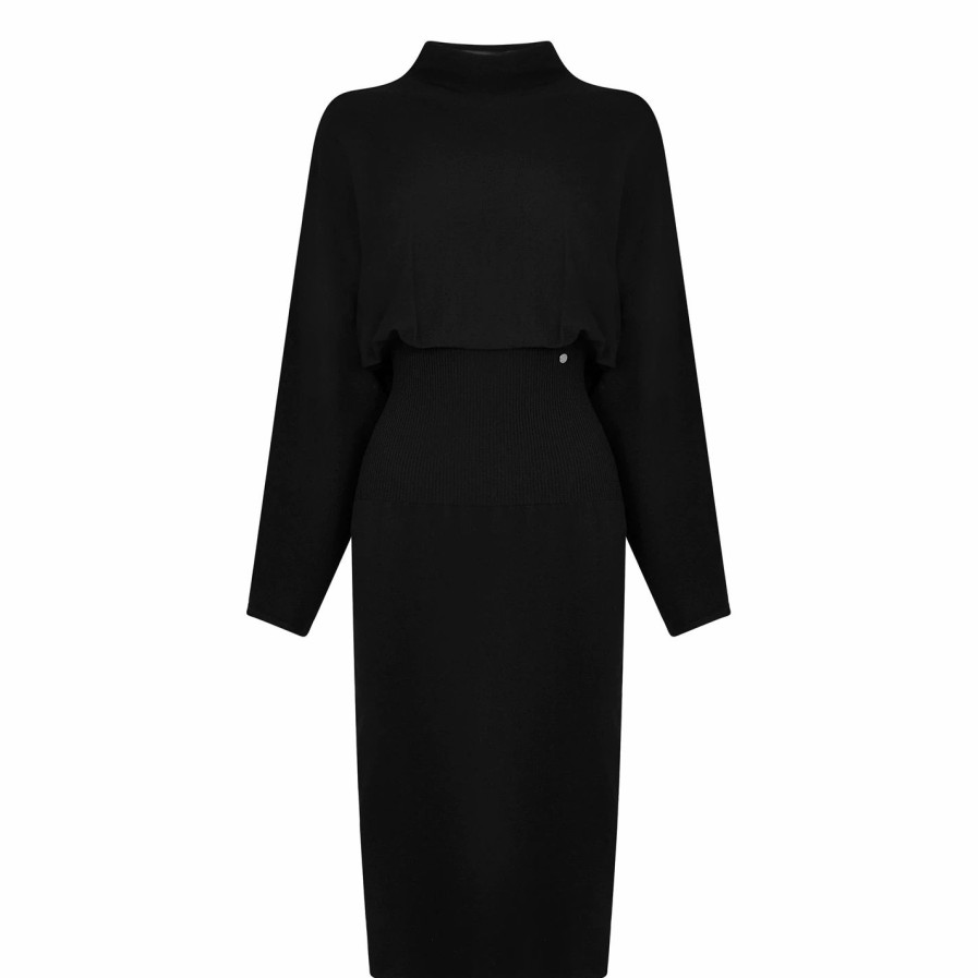 Women Ted Baker | Ted Baker Alice Cocoon Dress For Dresses Colour Black