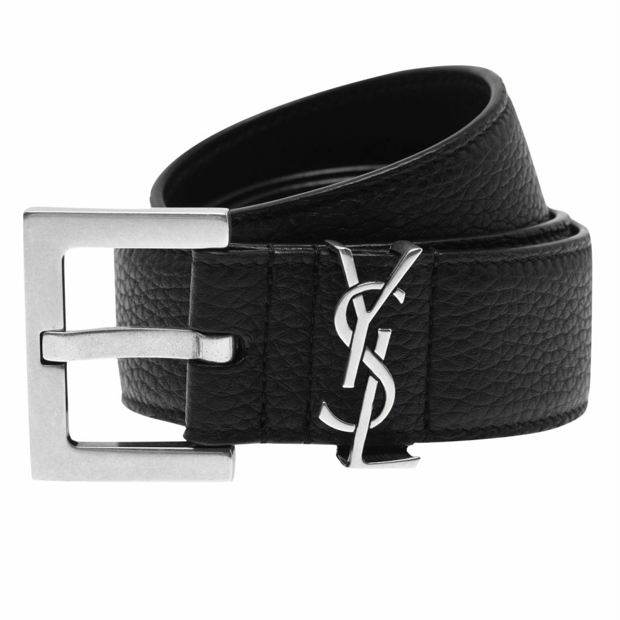 Accessories Ted Baker | Ted Baker Monogram Belt For Men'S Belts Colour Black