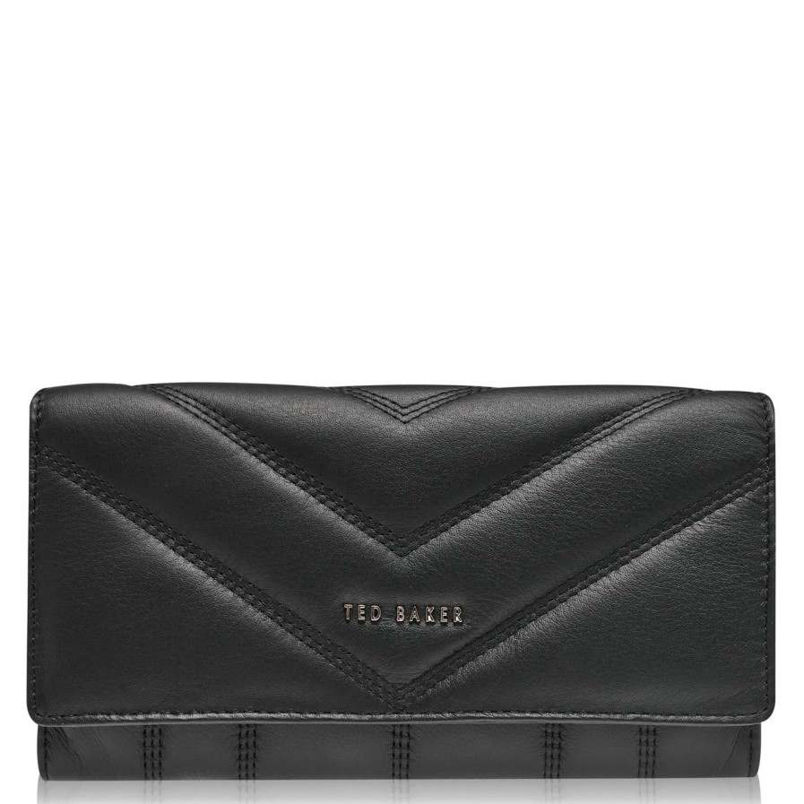 Bags & Luggage Ted Baker | Ted Baker Ted Baker Ayve Lock Flap Over Purse Womens For Purses Colour Black