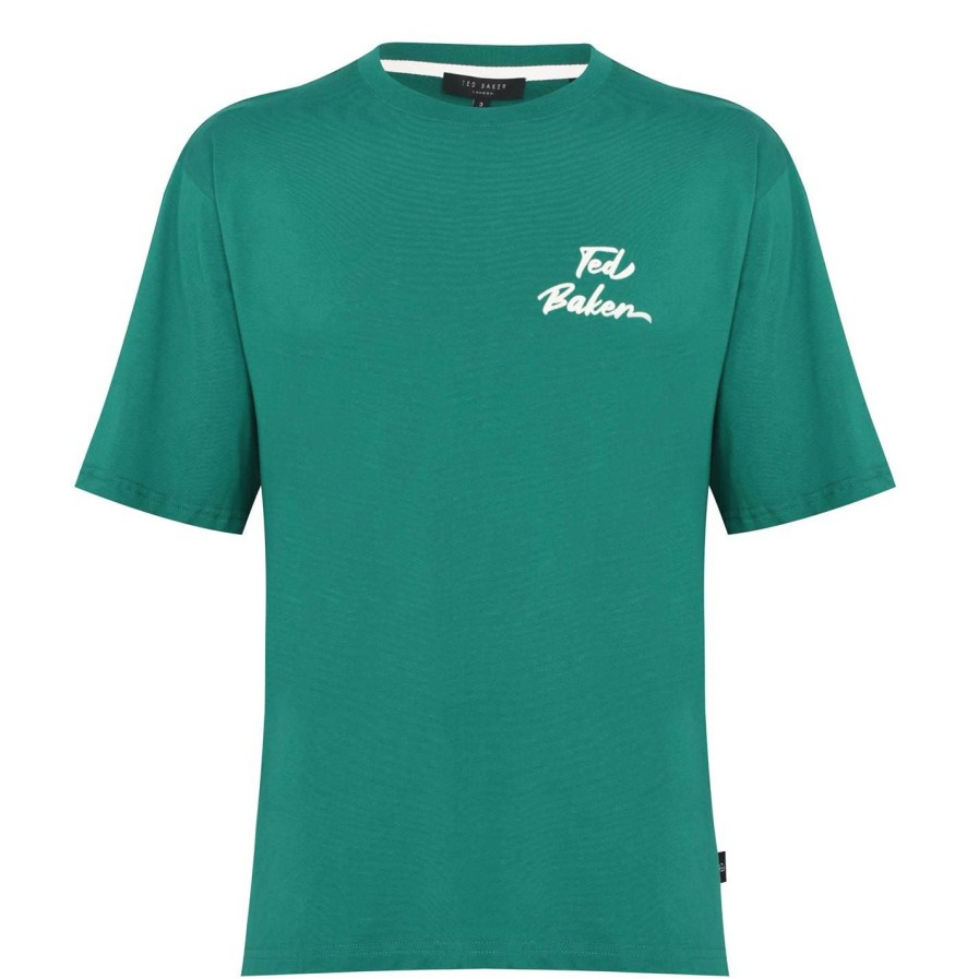 Men Ted Baker | Ted Baker Ted Baker Champa T Shirt For T-Shirts Colour Bright Green