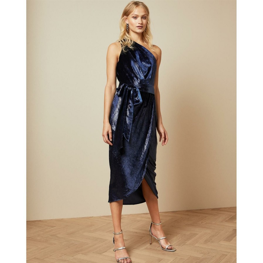 Women Ted Baker | Ted Baker Ted Baker Abinaa Midi Dress Womens For Prom Dresses Colour Blue